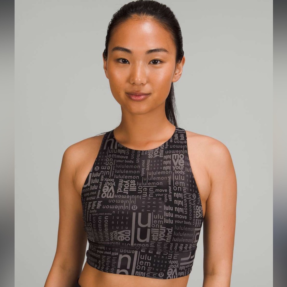 Lululemon Athletica Energy High-Neck Longline Sports Bra